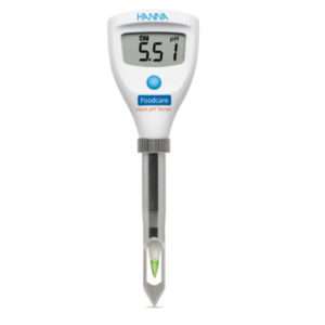 Pocket pH meter for meat with built-in specialized electrode